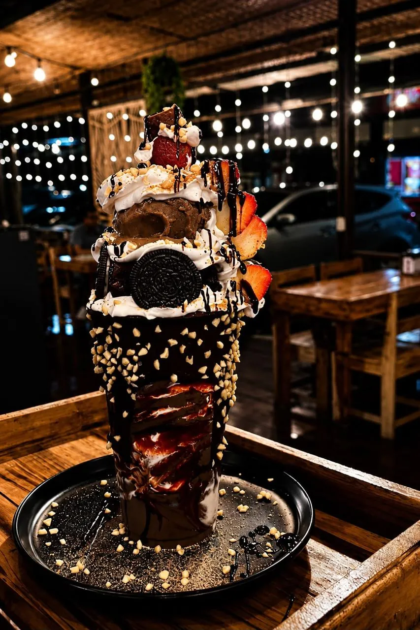 Batido de chocolate y oreo